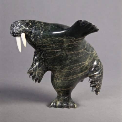 Dancing Walrus Inuit Sculpture