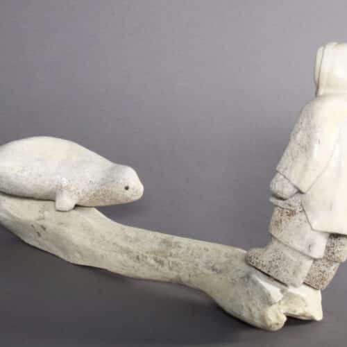 Alina Tungilik-Man Hunting Seal