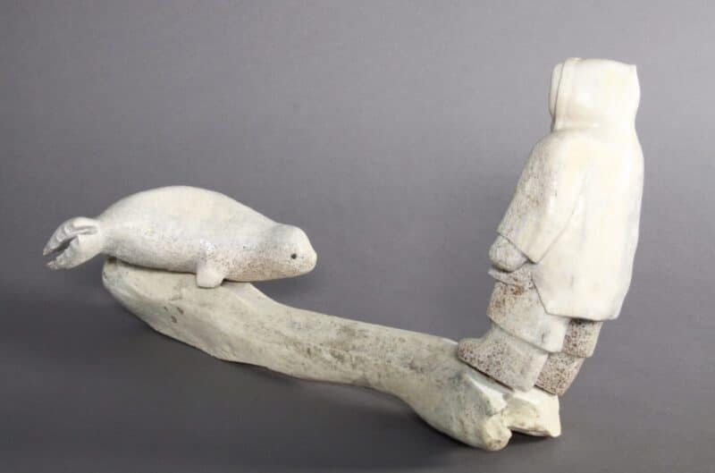 Alina Tungilik-Man Hunting Seal