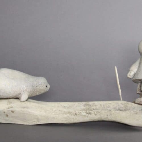 Alina Tungilik-Man Hunting Seal