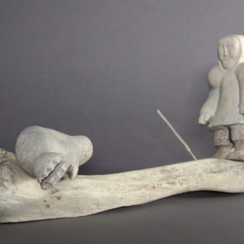 Alina Tungilik-Man Hunting Seal