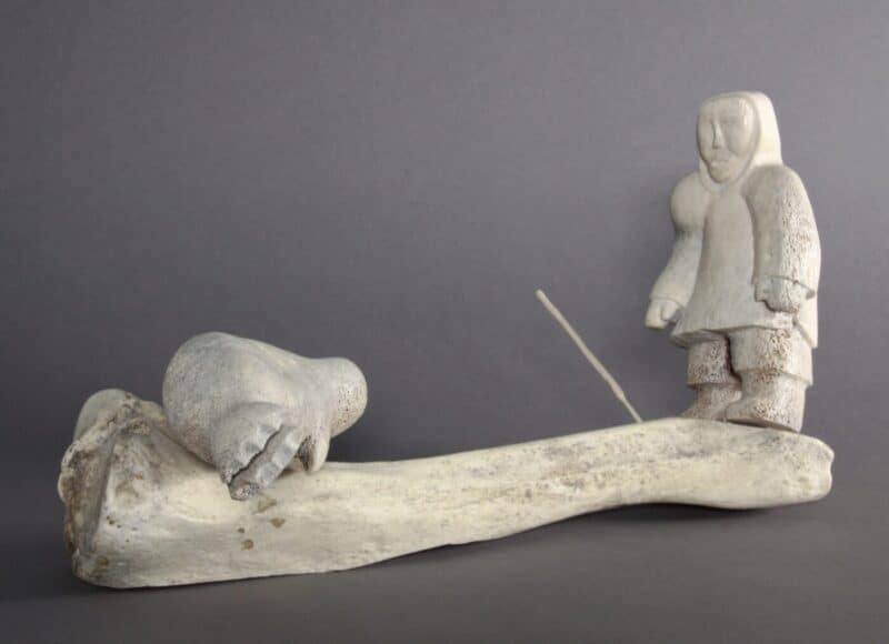 Alina Tungilik-Man Hunting Seal