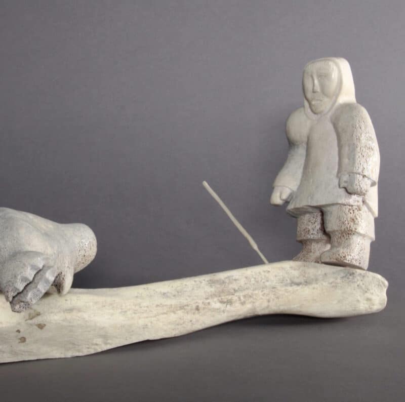 Alina Tungilik-Man Hunting Seal