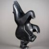 Dancing Bear Sculpture by Inuit Artist Joanie Ragere